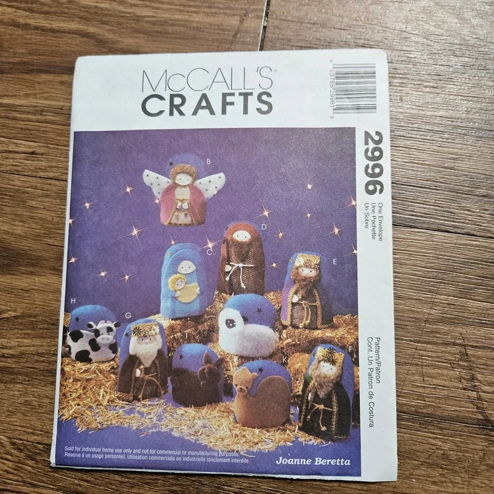 VTG Lot Christmas‎ Sewing Pattern Angels, Nativity Holiday Simplicity McCall's